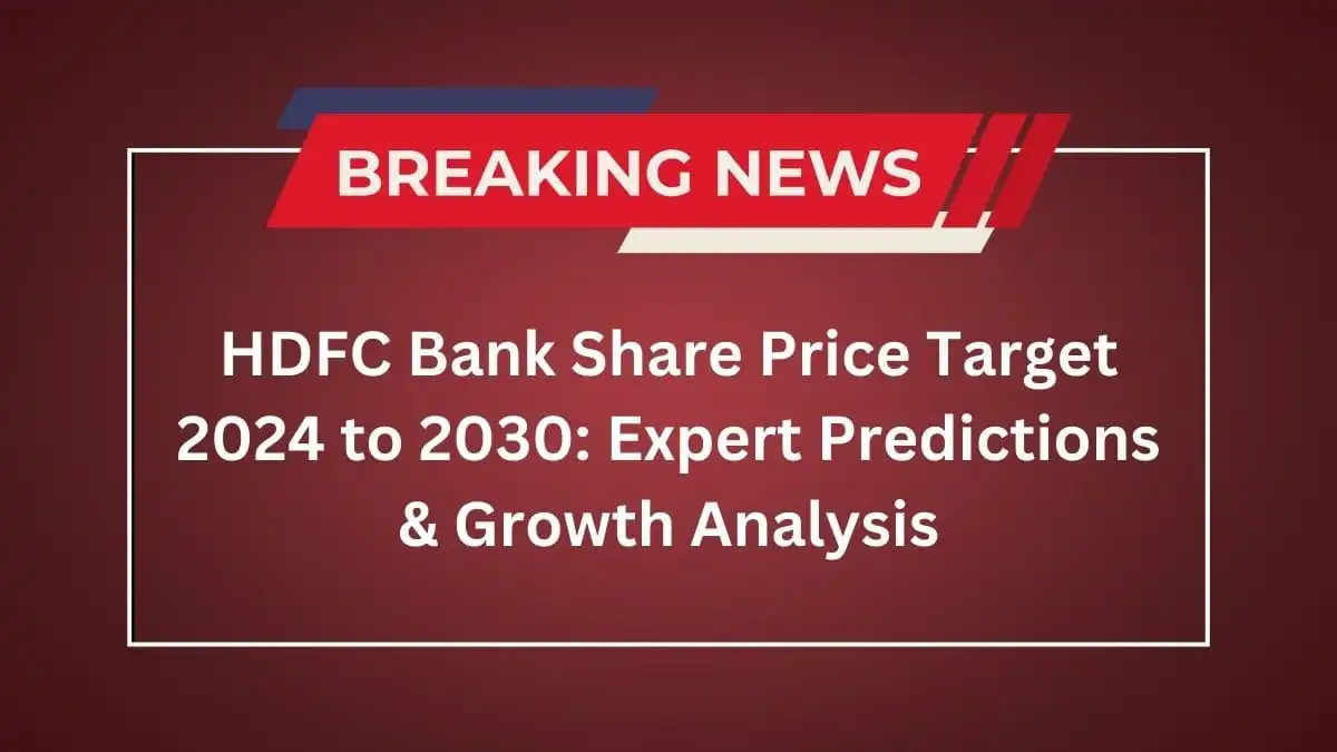 HDFC Bank Share Price Target